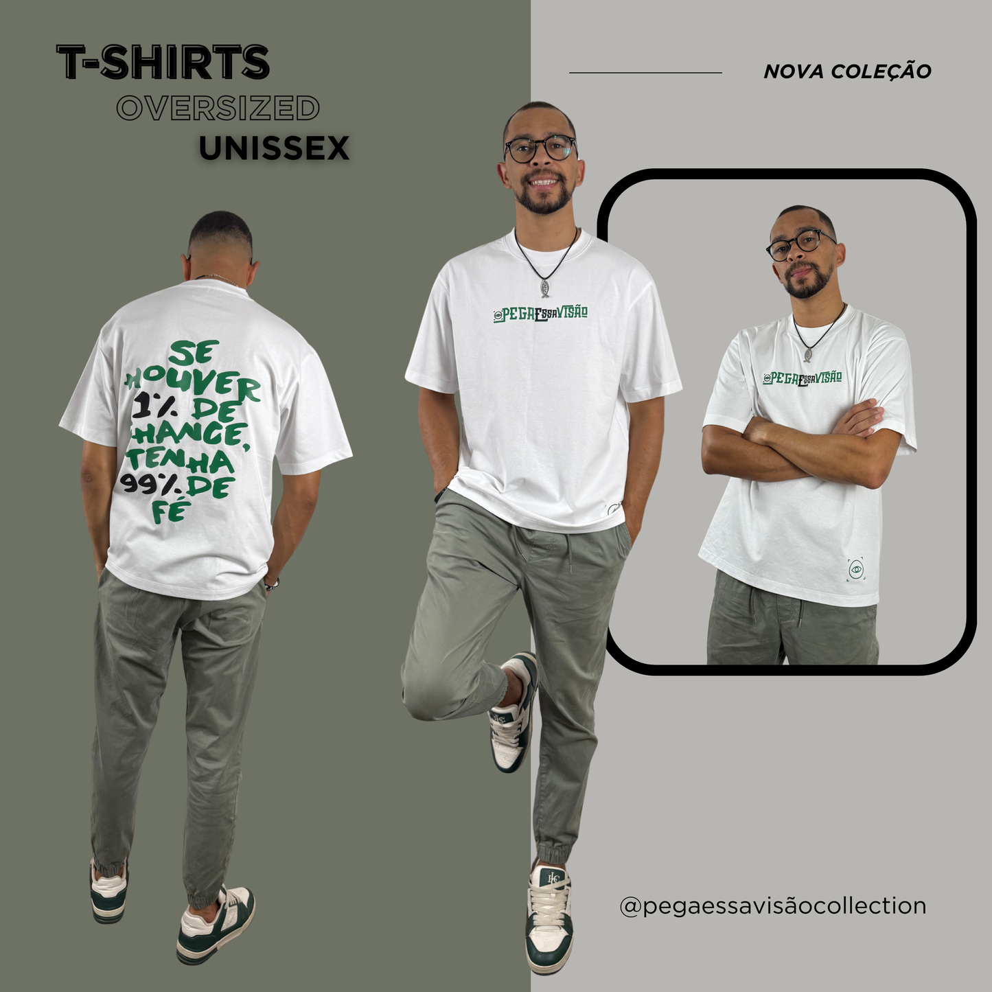 T-shirt Oversized Branca